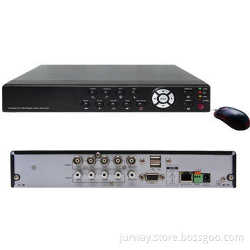 H.264 compression 4-ch video input, 4-ch D1 100/120fps real-time recording DVR standalone